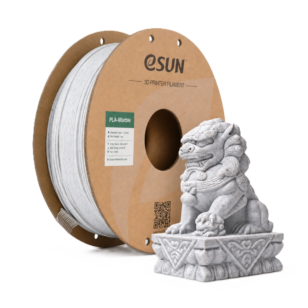 فیلامنت PLA ماربِل/طرح سنگ (PLA Marble) پرینتر سه‌بُعدی eSUN (ای‌سان)